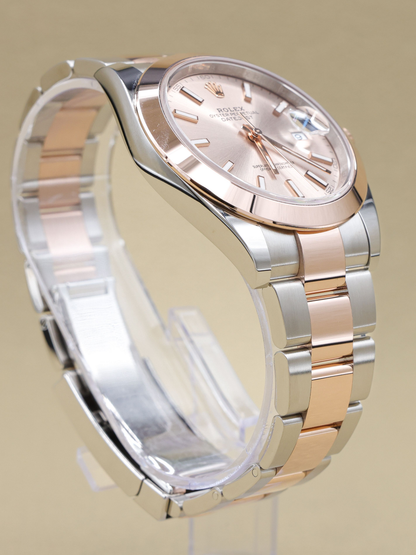 Rolex Datejust 41 Sundust Index Dial on Oyster Ref 126301