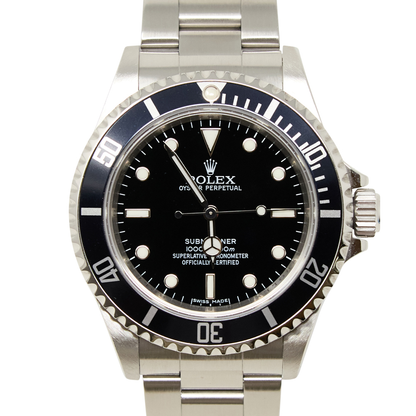 Rolex Submariner Black Dial on Oyster Ref 14060M
