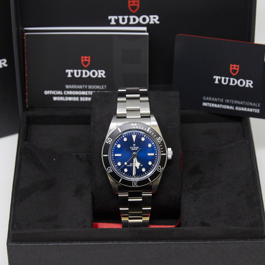Tudor Black Bay 68 Blue Dial on Bracelet Ref M7943A1A0NU-0001 with Card 2025