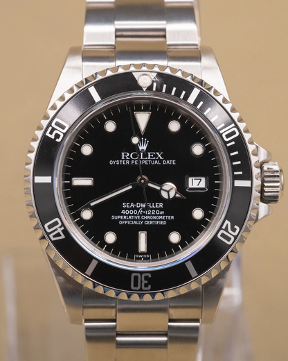 1999 Rolex SeaDweller Black Dial on Oyster Ref. 16600