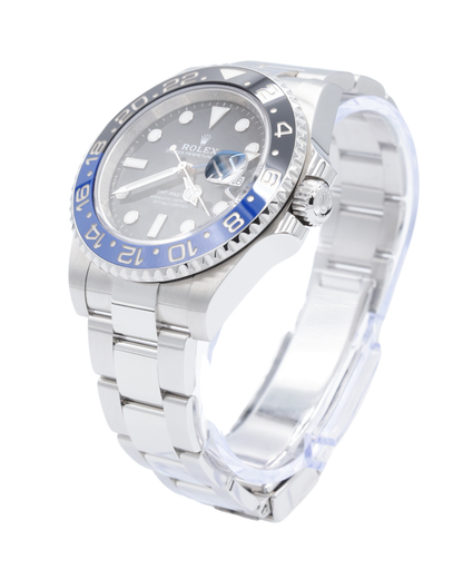 Rolex GMT-Master II Batman Black Dial on Oyster Ref 126710BLNR