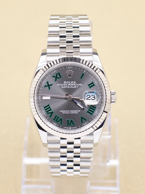 Rolex Datejust 36 Slate Roman Dial on Jubilee Ref 126234