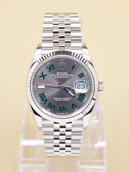 Rolex Datejust 36 Slate Roman Dial on Jubilee Ref 126234