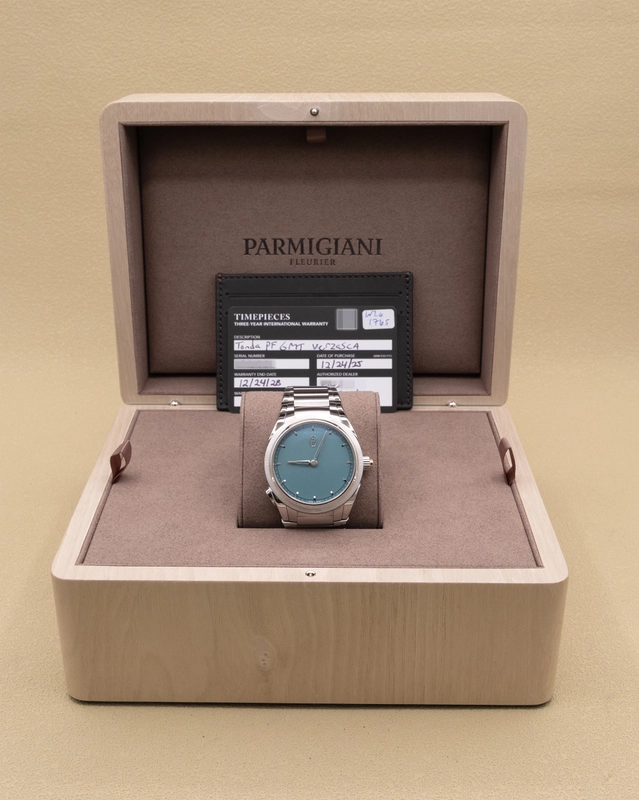 Parmigiani Fleurer GMT Tonda Rattrapante Verzasca Verzasca Dial on Bracelet Ref. PFC905-1020002-100182