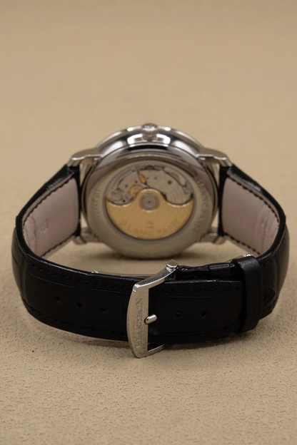 Blancpain Villeret Quantieme Complet White Dial on Leather Strap Ref. 6654112755B