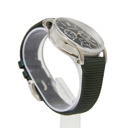 Audemars Piguet Code 11.59 Chronograph Green Dial on Rubber Strap Ref 26393ST.OO.A056KB.01 with Card