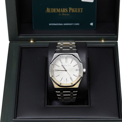 Audemars Piguet Royal Oak Self-Winding "50th Anniversary" Silver Dial Ref 15510ST.OO.1320ST.03