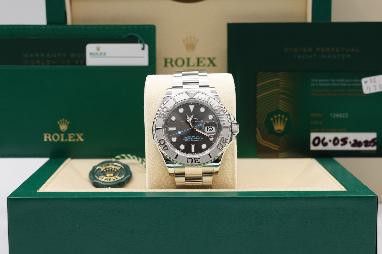 Rolex Yacht-Master Dark Rhodium Dial on Oyster Ref 126622