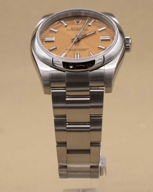 Rolex Oyster Perpetual White Grape Dial on Oyster Ref. 116000