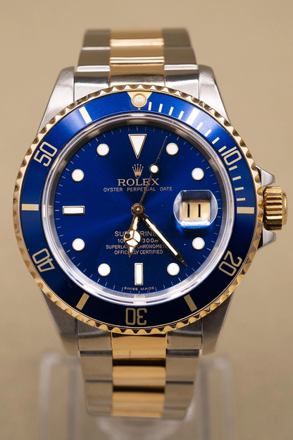 Rolex Submariner "Bluesy" Blue Dial on Oyster Ref. 16613