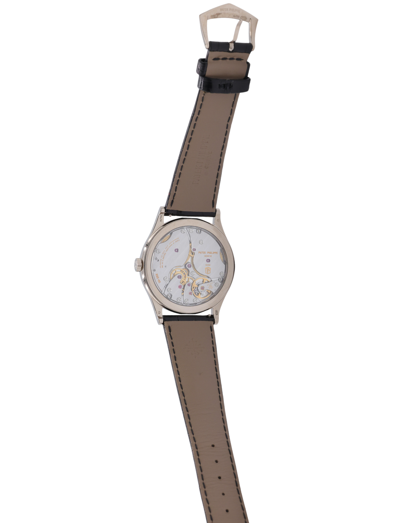Patek Philippe Calatrava Charcoal Gray Dial on Strap Ref 6119G-001
