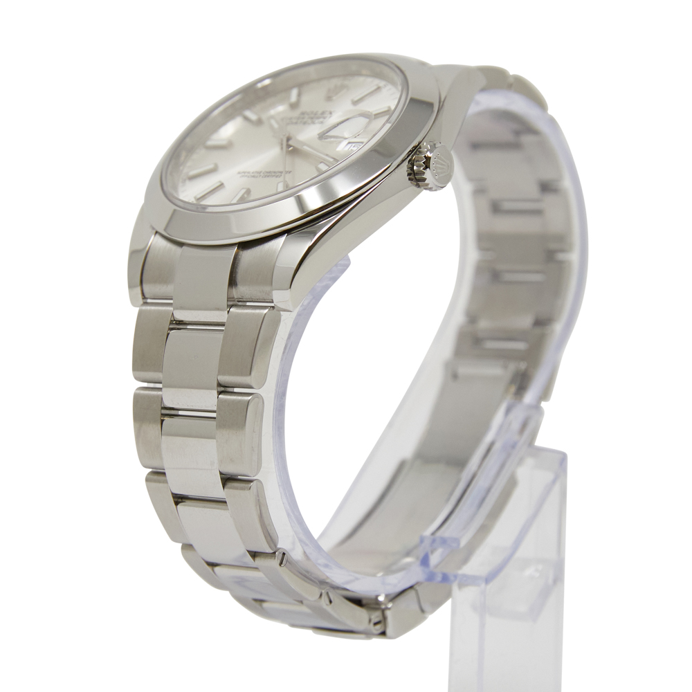 Rolex Datejust 41 Silver Index Dial on Oyster Ref 126300