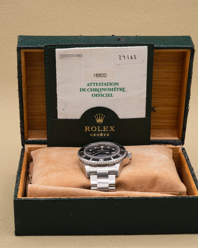 1999 Rolex SeaDweller Black Dial on Oyster Ref. 16600