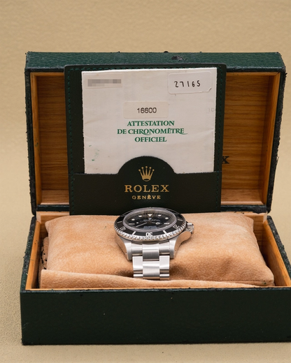 1999 Rolex SeaDweller Black Dial on Oyster Ref. 16600