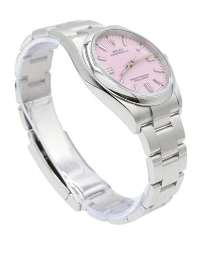 Rolex Oyster Perpetual 36 Candy Pink Index Dial on Oyster Ref 126000