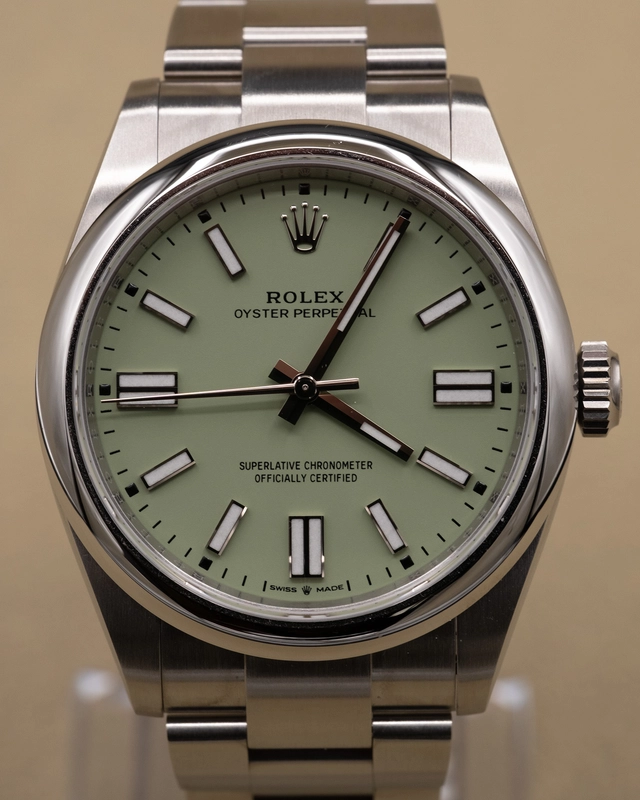 Rolex Oyster Perpetual 41 Pistachio Dial on Oyster Ref. 134300
