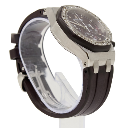 Audemars Piguet Offshore Self-Winding Chronograph Purple Dial on Rubber Ref 26048SK.ZZ.D066CA.01