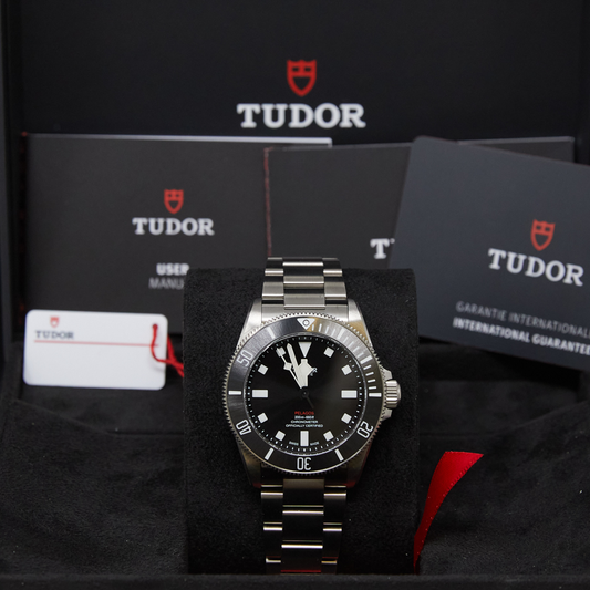 Tudor Pelagos 39 Black Dial on Bracelet Ref M25407N-0001 with Card 2025