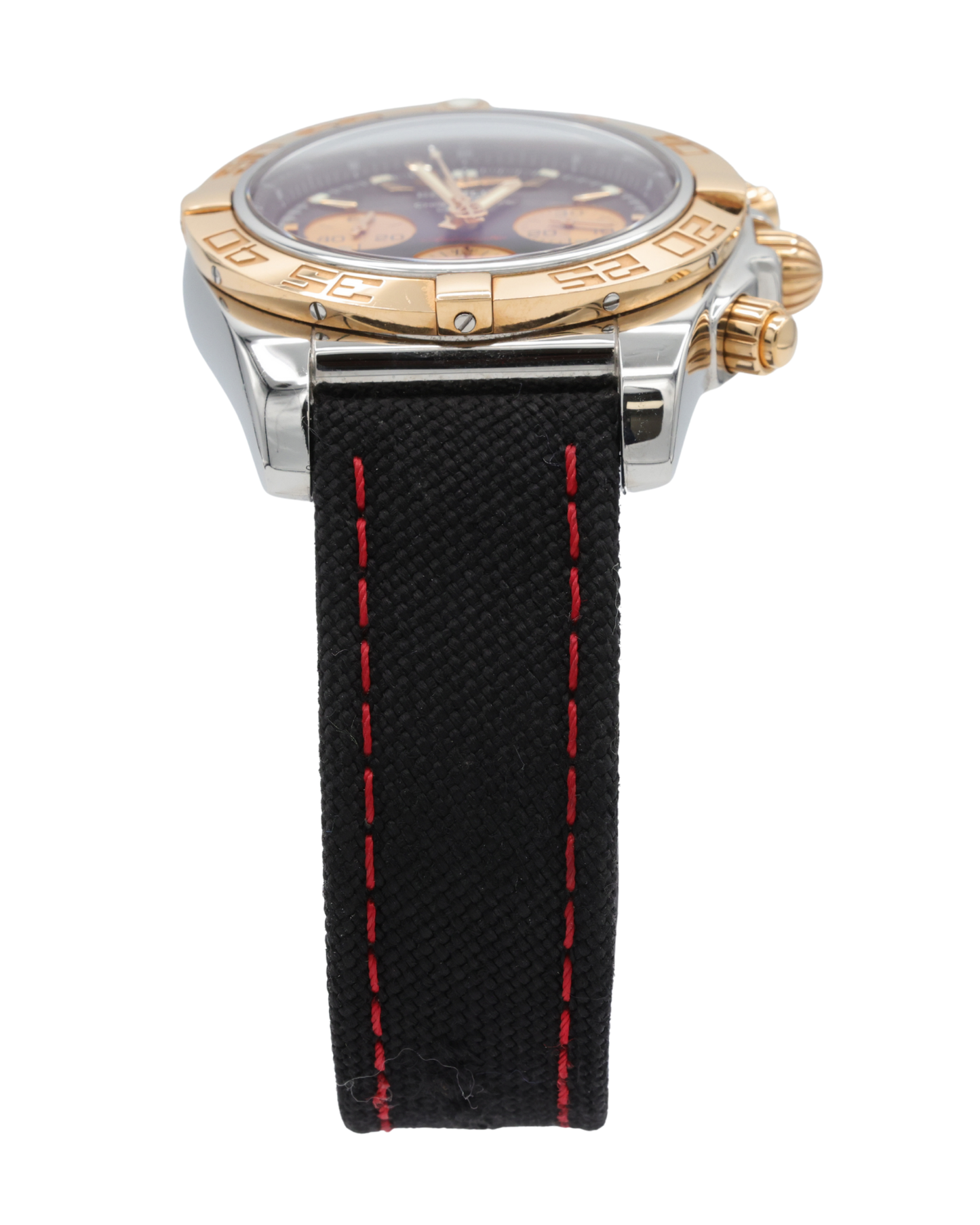 Breitling Chronomat Blue Dial on Strap Ref CB011012/B968