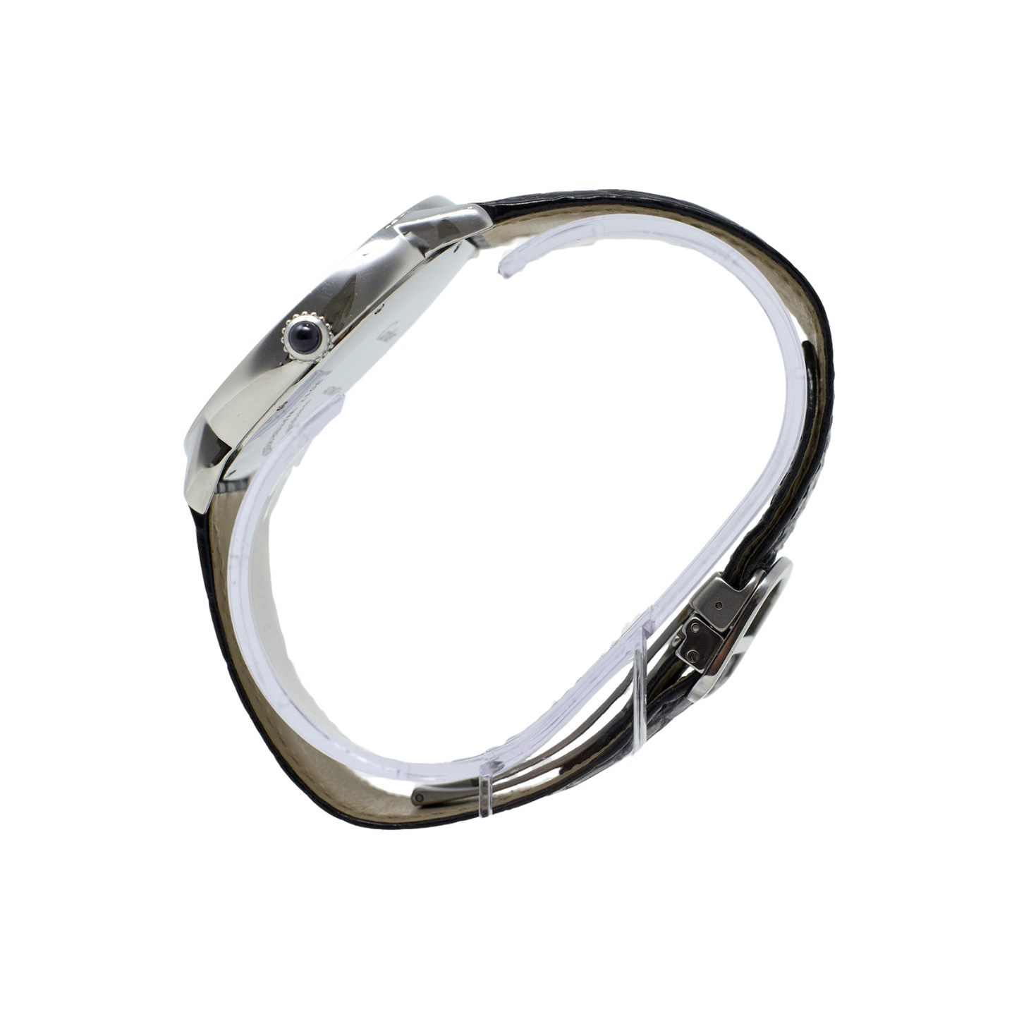 Cartier Ronde Solo Silver Dial on Leather Ref WSRN0022