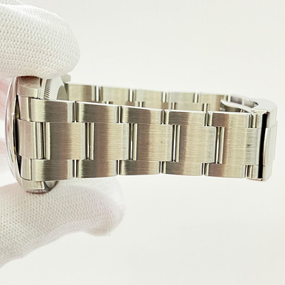 Rolex Oyster Perpetual Candy Pink Custom Dial on Oyster Ref 126000 with New Style Card Green 2023