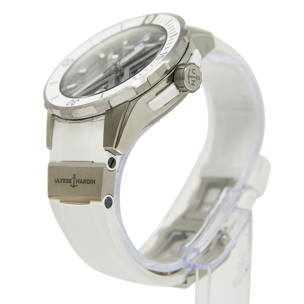 Ulysse Nardin Diver X Skeleton Skeleton Dial on White Rubber Strap Ref 3723-170-1A