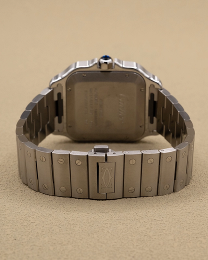 Cartier Santos de Cartier Large Green Dial on Bracelet Ref. WSSA0062