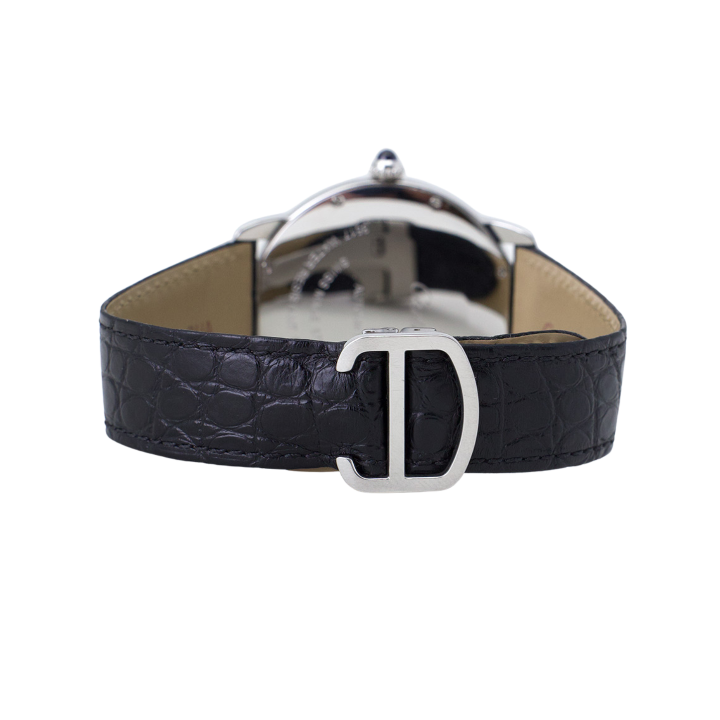 Cartier Ronde Solo Silver Dial on Leather Ref WSRN0022