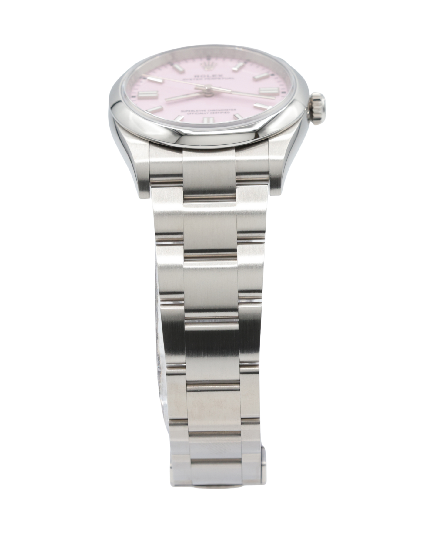 Rolex Oyster Perpetual 36 Candy Pink Index Dial on Oyster Ref 126000