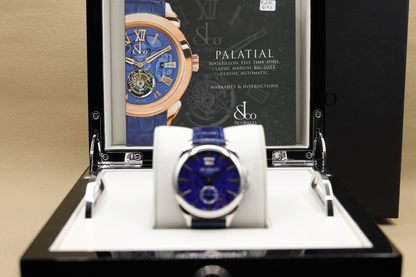 Jacob & Co. Palatial Lapis Lazuli Dial on Blue Alligator Leather Ref PC400.10.AA.AD.A