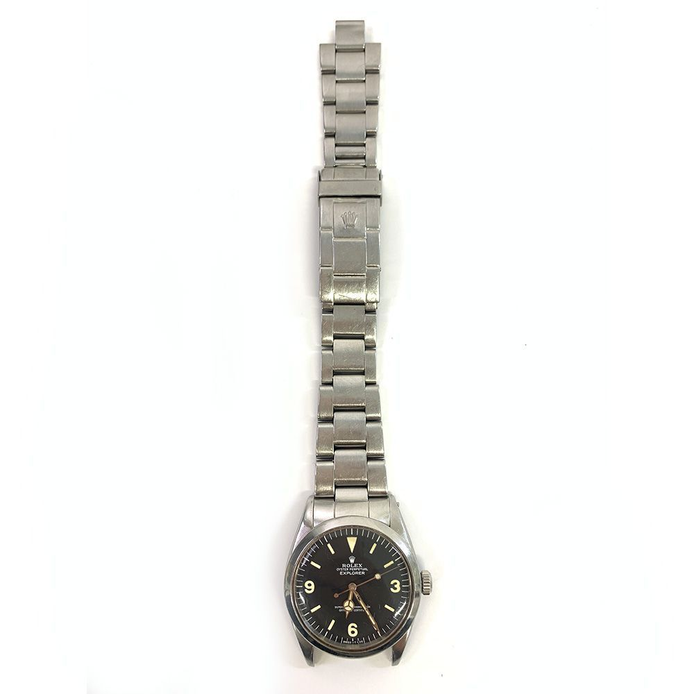 Rolex Explorer Vintage Black Dial on Oyster Ref 1016