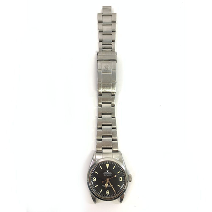 Rolex Explorer Vintage Black Dial on Oyster Ref 1016