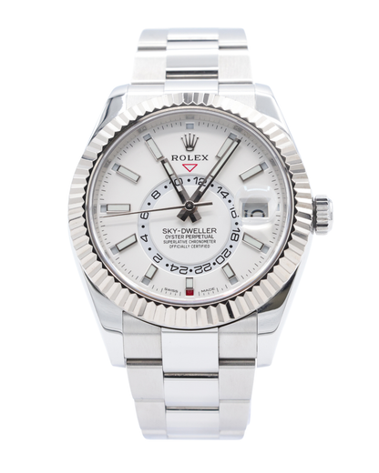 Rolex SkyDweller White Dial on Oyster Ref 326934