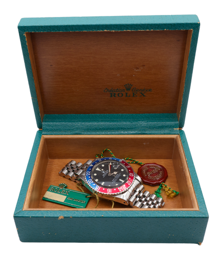 Rolex GMT-Master Vintage Black Dial on Jubilee Ref 16750