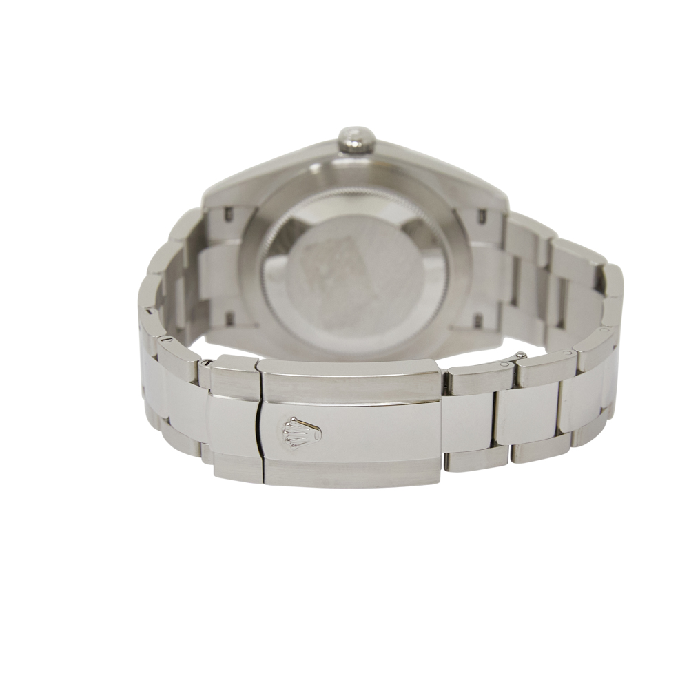 Rolex Datejust 41 White Mother Of Pearl Diamond Dial on Oyster Ref 126334