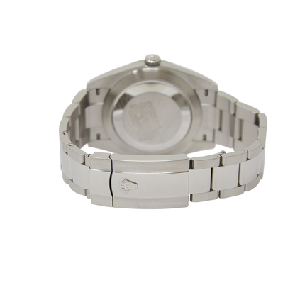 Rolex Datejust 41 White Mother Of Pearl Diamond Dial on Oyster Ref 126334